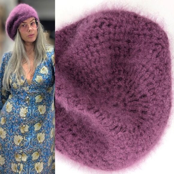 Handmade Angora Tam - Picture 5 of 5